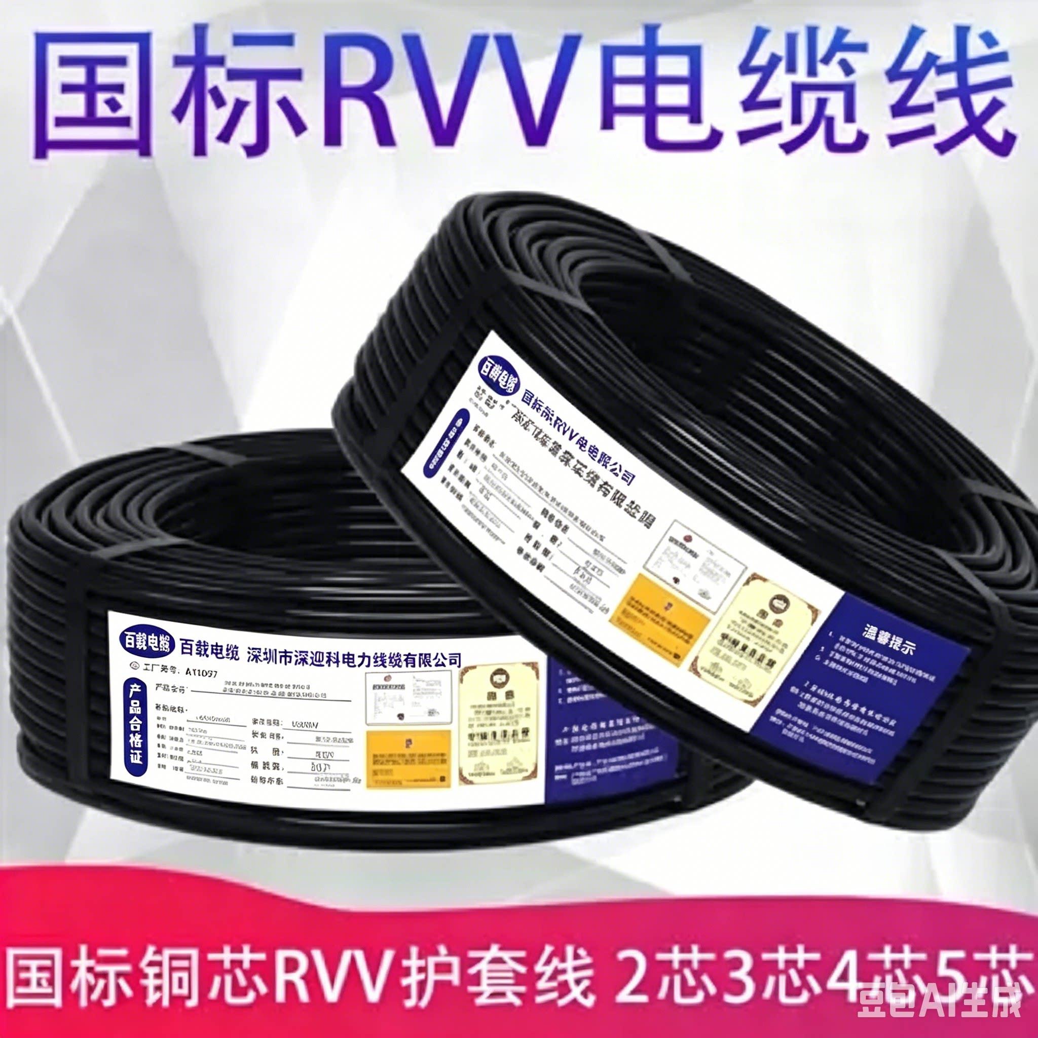 电线电缆BVR/BVV 10 16 25 35 50 70平方国标多股铜芯双塑铜线