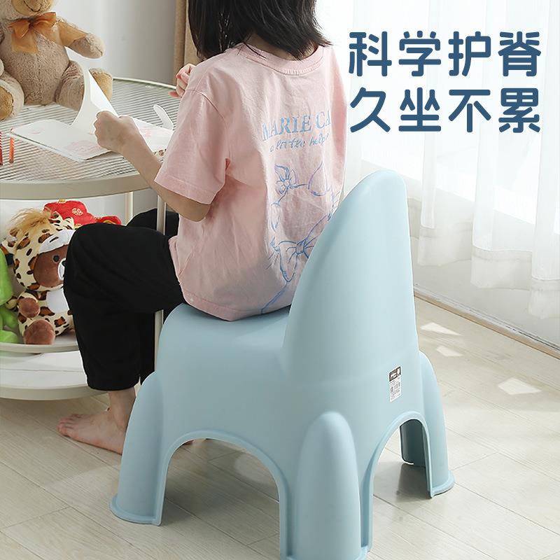 新款直销儿童小凳子卡通收纳塑料加厚防滑可叠放家用多功能换鞋凳