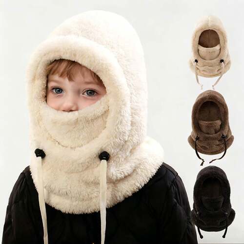 Kids' Windproof Thermal Fleece Balaclava - Hats Helmet Liner