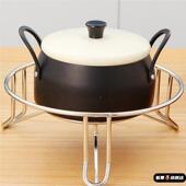 不锈钢锅架厨房放三脚锅垫隔热架家用砂锅防烫锅具大耐热收纳架子