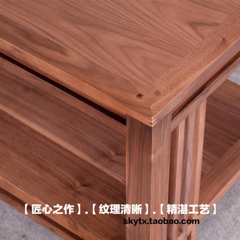华爵豪机架多层士胡桃木功放胆机实木音响设支备柜音响架