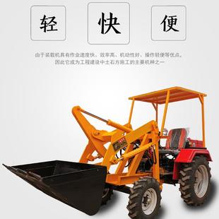 嘉达牌柴油25马力铲车电动四驱铲车工程养殖场四轮装 载机货到付款