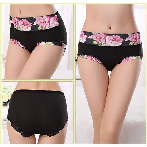 New 3Pcs/Lot Cotton Panties Women's Underwear Plus Size