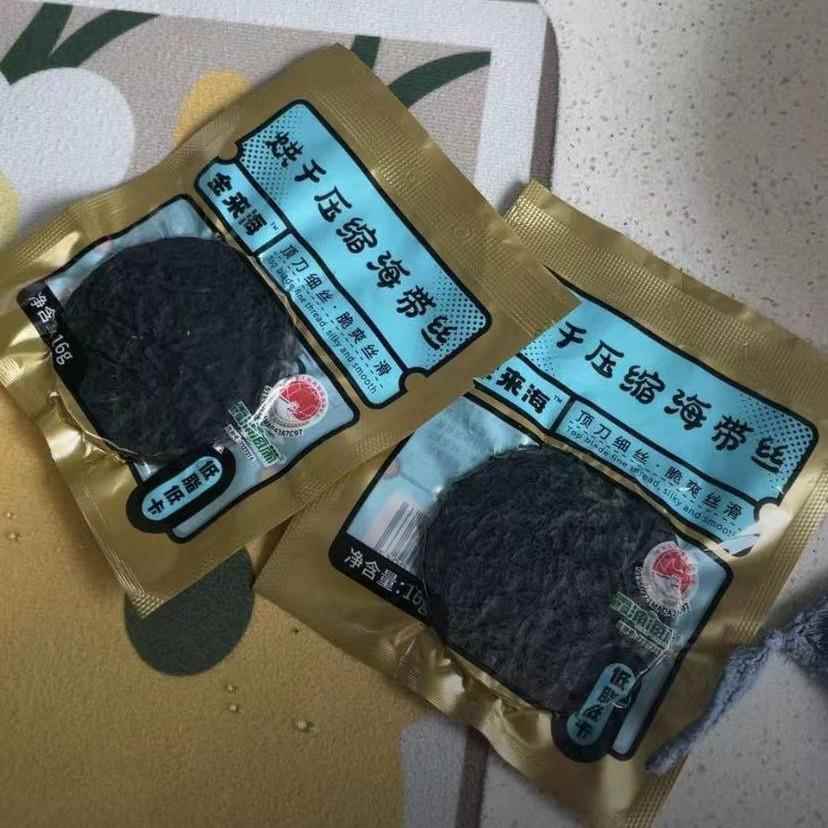【金来海真细丝】深海海带丝独立包装免洗无沙脆爽霞浦海带16克包