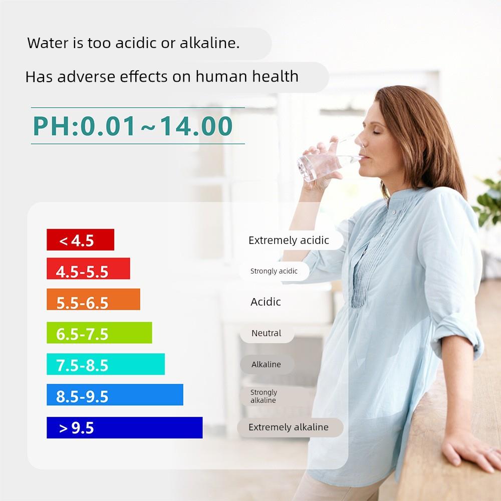 七合一PH酸碱度测试笔鱼缸海水养殖盐度计电导率ORP检测仪TDS水质