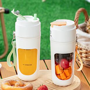新款 榨汁机多功能鲜榨果汁可碎冰榨汁杯 手持果汁杯大容量便携式