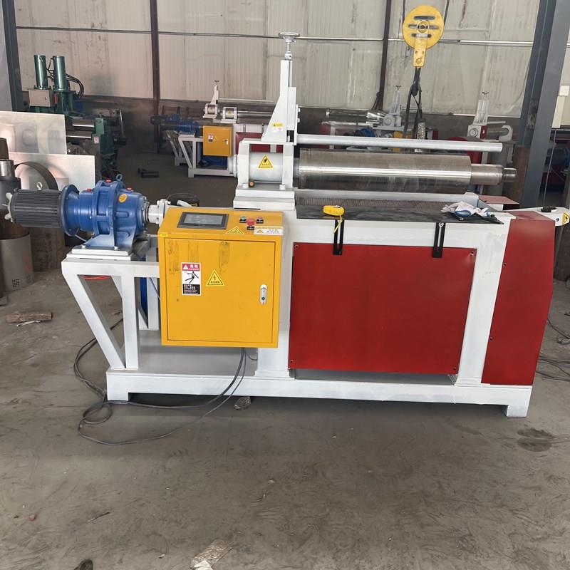 厂家销售两辊卷圆机聚氨酯胶轴电动卷板机铁皮双辊全自动卷筒机