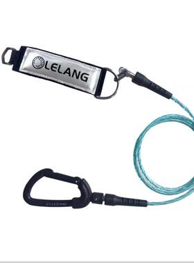 厂家直销自由潜水 Lanyard 水下安全绳铝合金卡扣海训深度专用fre