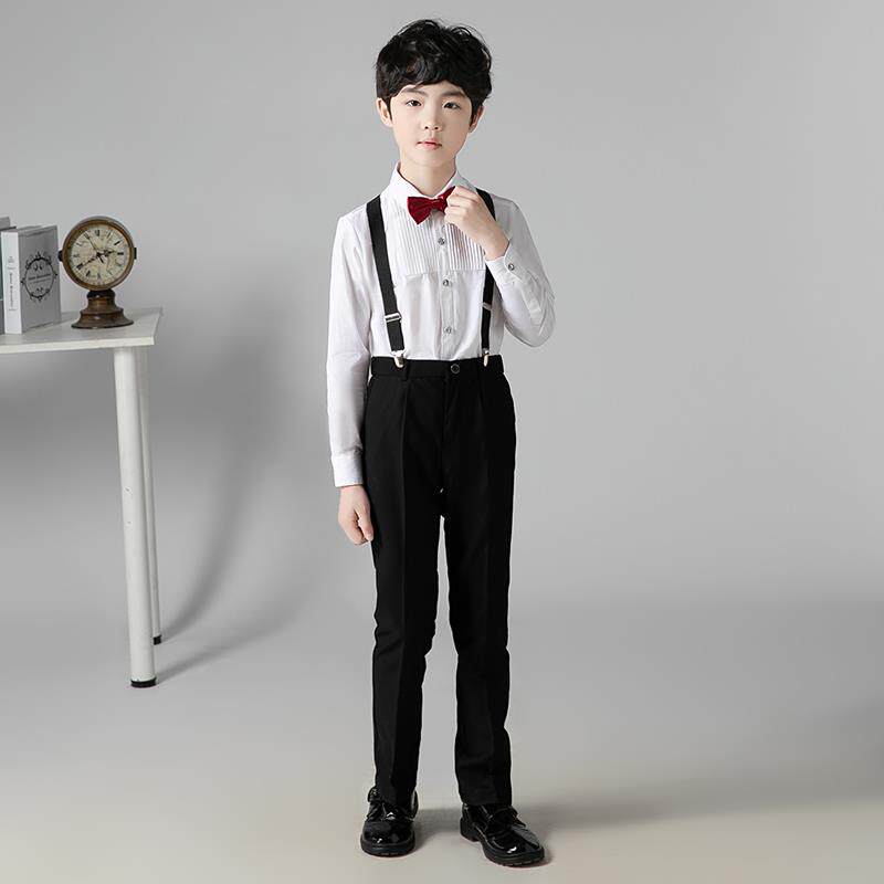 正品庆生儿童合唱演出国背带裤男女童大合唱表团中小学诗歌朗诵演