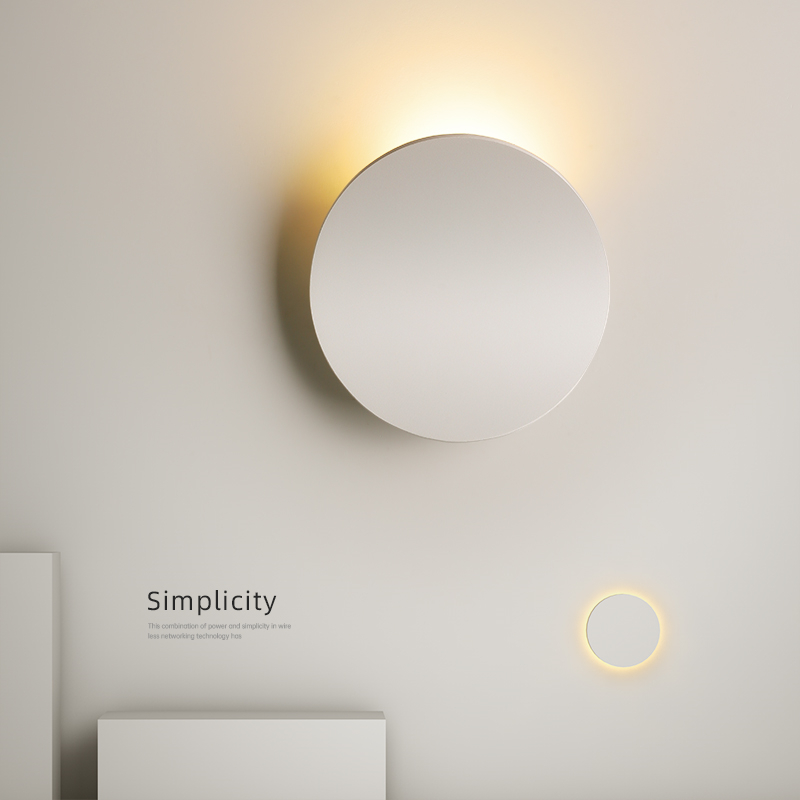 创意led壁灯北欧卧室灯床头灯简约现代客厅灯走廊过道背景墙灯具