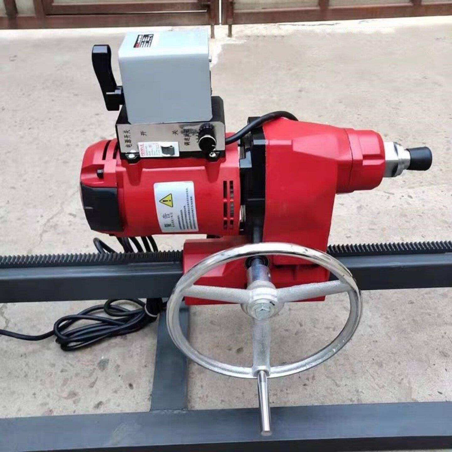 220v380v水钻顶管机小型注水顶眼机非开挖铺管机过路手持打孔钻机
