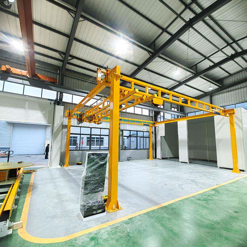 厂家供应1T2T刚性悬挂起重机双梁轻型KBK钢性轨道起重机