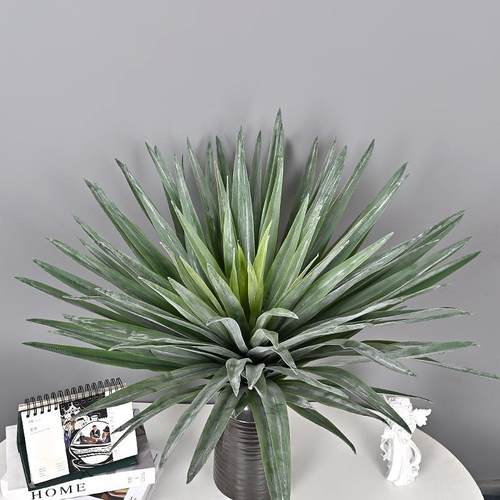 仿真手感千手剑麻龙TXY兰沙漠商假花绿植舌场插花造景橱窗软胶剑