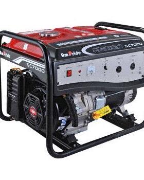 6.5KW神驰汽油发电机 SC7000安来汽油发电机 小型发电机