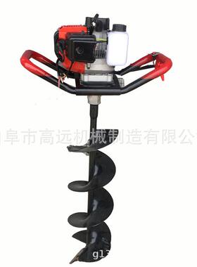 螺旋土地打孔机二冲程式油地汽钻EXO人机双操作种植挖坑机