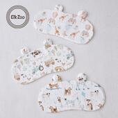 Elk 竹棉宝宝护头枕头0到6个月以上凉枕头 Zoo新生婴儿云片枕夏季