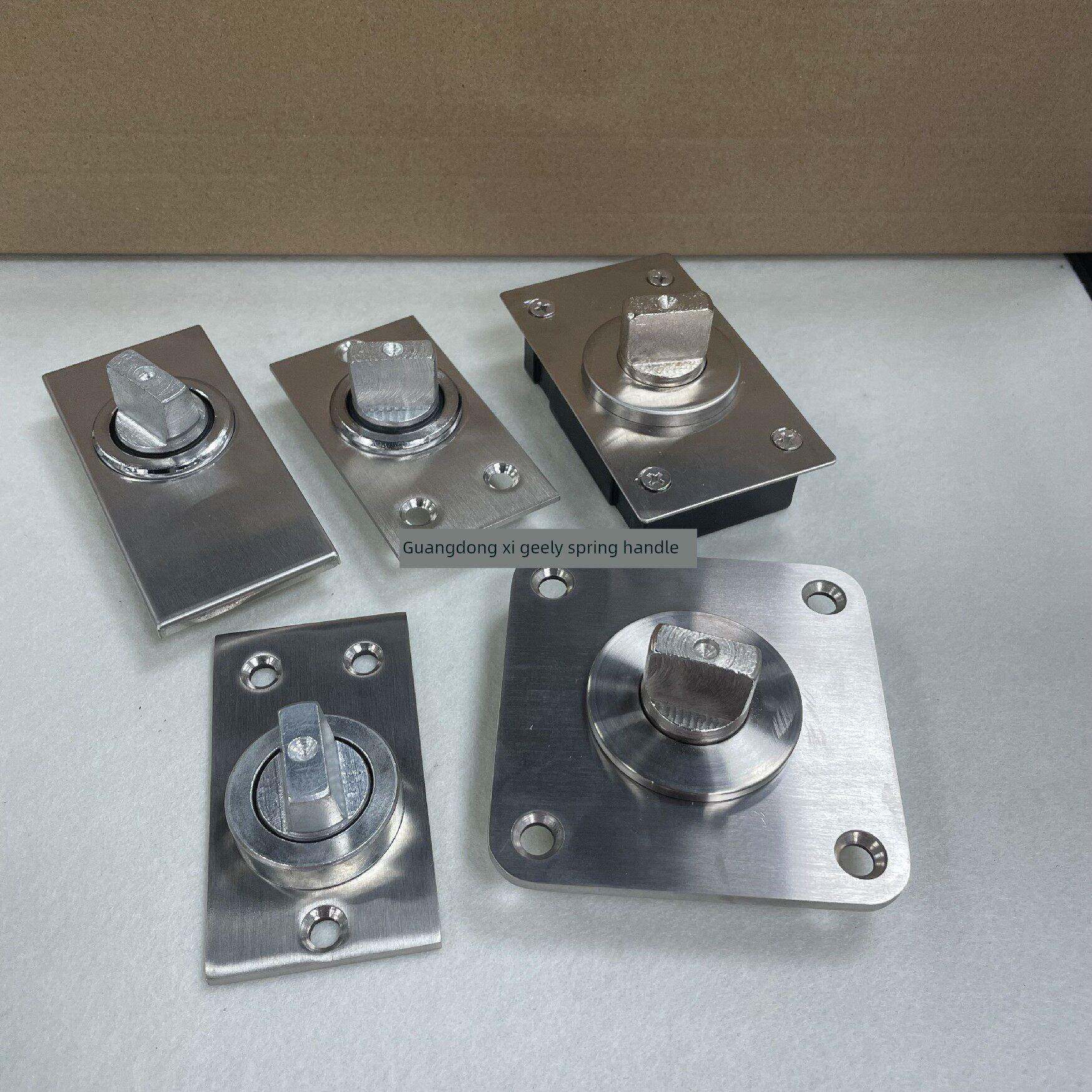 360度旋转门地板轴小地板弹簧隐藏门轴玻璃门木门小地板弹簧无弹