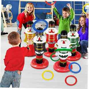 Christmas Hat Ferrule PVC Inflatable Childrens Birthday