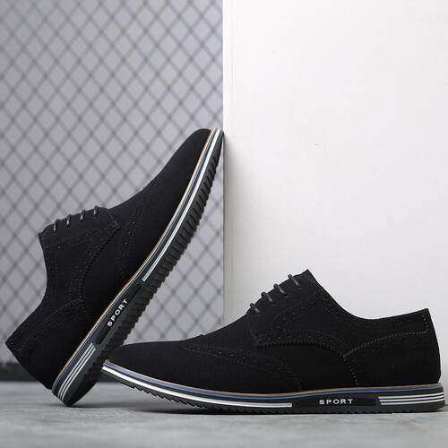men casual shoes plus size Suede leather shoe 45/46/47 yard