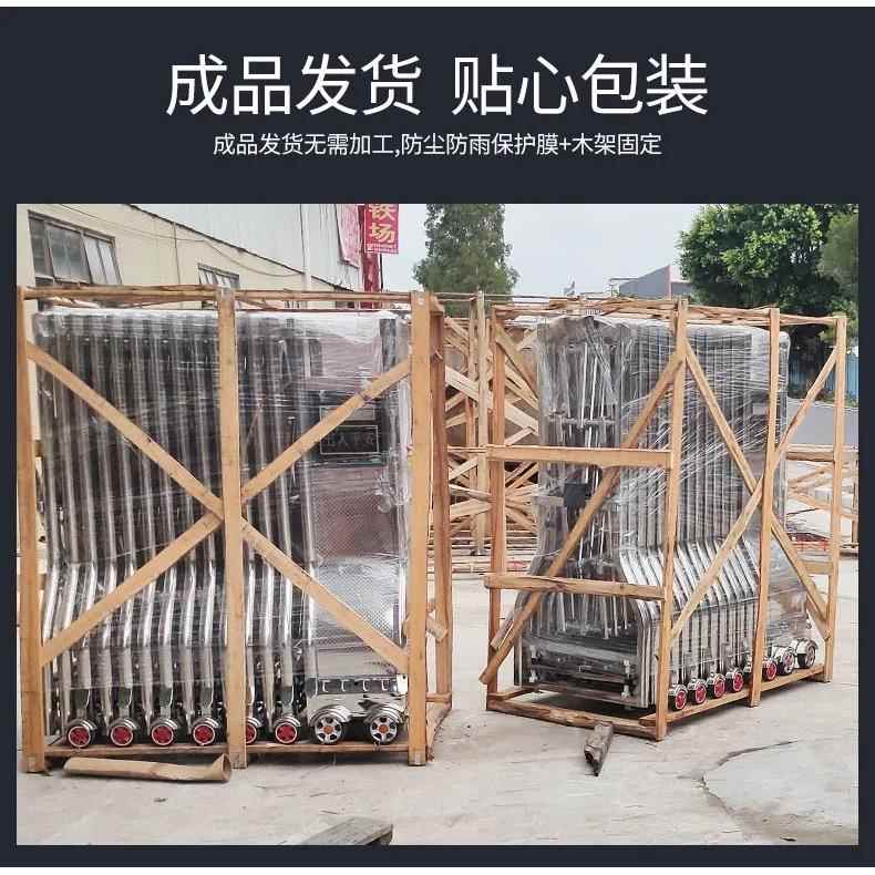 成都电动伸缩门工地不锈钢门学校电动门幼儿园铝合金工厂电动大门