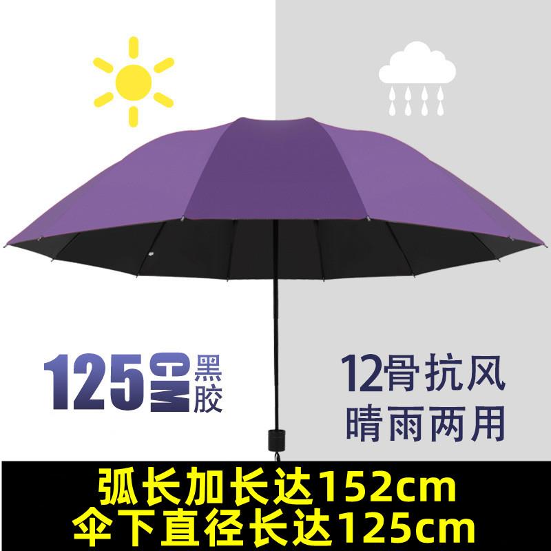 正品雨伞男士大加固加厚号结实伞耐用抗风暴折手动叠遮阳晴雨两用图片