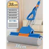 大号手新款 洗胶吸水地净海绵彤一拖拖把免2023棉拖地家用拖布