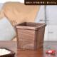 小巧纸篓精致轻垃圾桶奢垃圾桶办公室高档新款 值高颜桌面实木2023