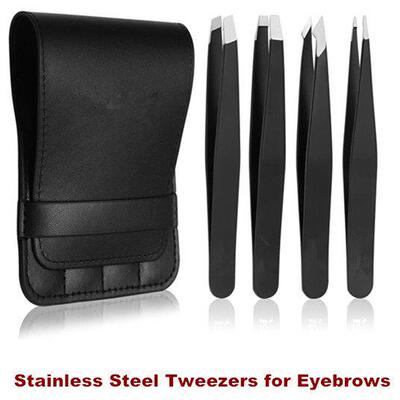 Tweezers Set Eyebrows Splinter and Ingrown Hair Removal