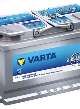 Varta蓄电池F21瓦尔塔12V80AHAGM启停12V80AH
