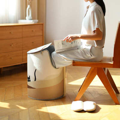 生态链向物暖脚器办公室取暖垫圆围电发热宝保暖加热烤脚捂腿