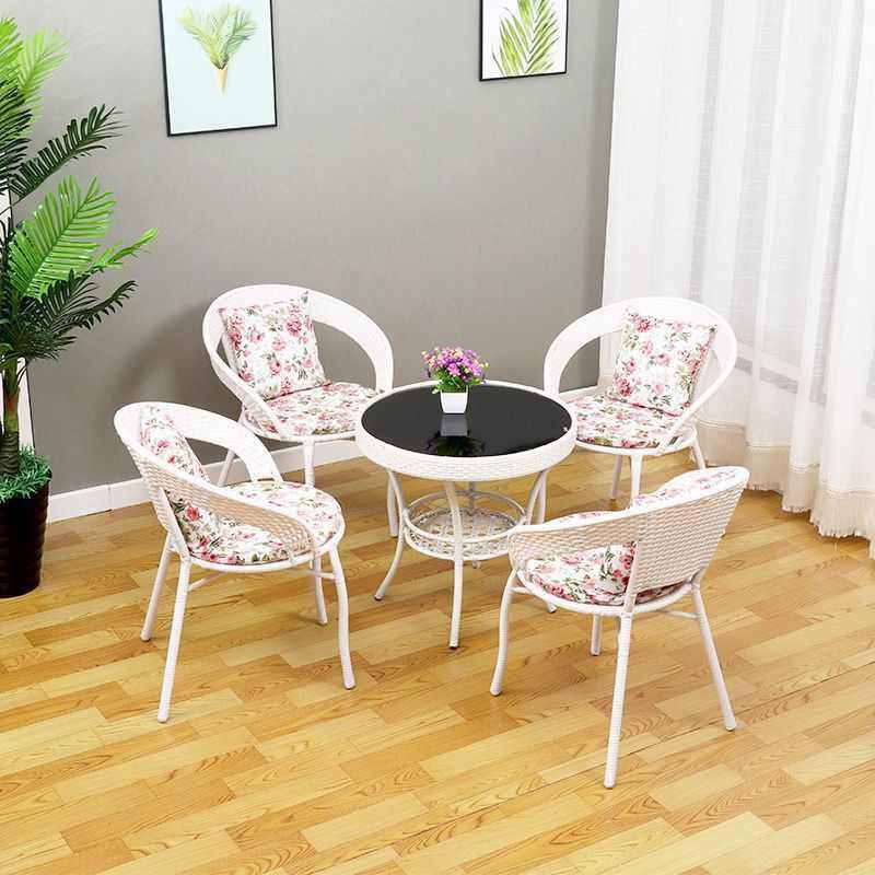 户外阳台休闲编藤靠背椅庭院可堆叠塑料椅家用餐桌椅套装防水防晒,商业/办公家具,商用藤编家具,淘宝优惠券,粉丝福利购,淘宝优惠卷