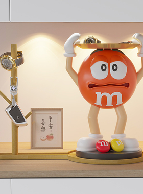 mm豆置物架客厅玄关入门入户钥匙收纳托盘装饰工艺品搬家礼物摆件