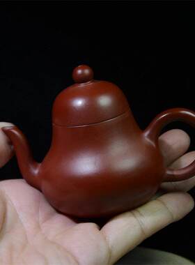 思婷壶潮州朱泥纯全手工手拉壶潮汕紫砂壶家用工夫泡茶壶吴建强