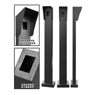 人脸机门禁立柱小区出门刷卡落地支架人脸识别开关按钮门口机立柱