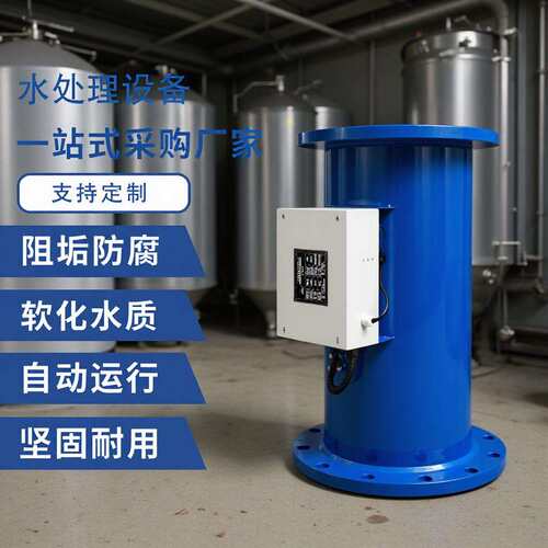 全自动小型工业综合水处理器过滤型电子射频器自动反冲洗离子设备