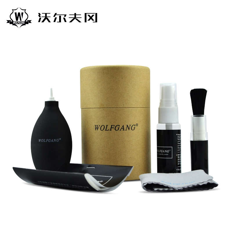 WOLFGANG/沃尔夫冈 清洁套装 单反相机清洁套装 镜头笔气吹清洁液