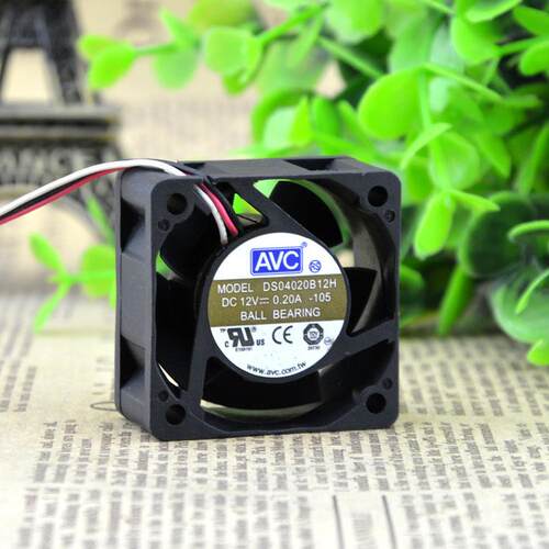AVC 4CM 4厘米 1U服务器交换机风扇 4020 12V 0.20A DS04020B12H