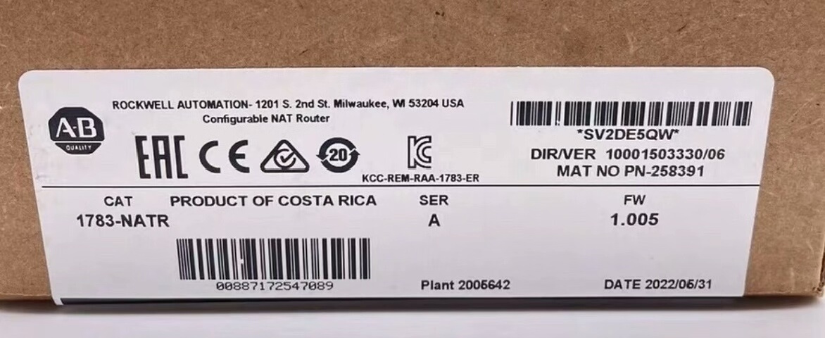 1783-NATR 全新原装正品 标价