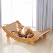 Pads Multifuction Cats Wooden Bed Scratching Sleeping Cat