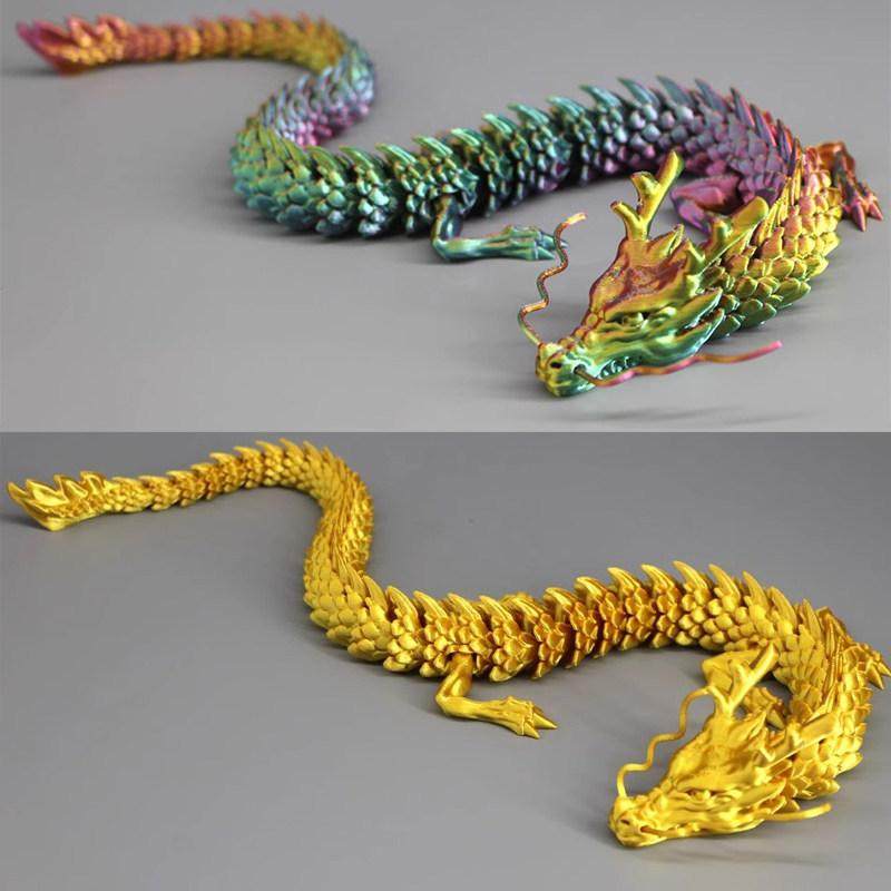 3d打印关节龙三d中国模型可活动龙儿童玩具造景装饰摆件手工送礼,家居饰品,3D模型摆件,淘宝优惠券,粉丝福利购,淘宝优惠卷