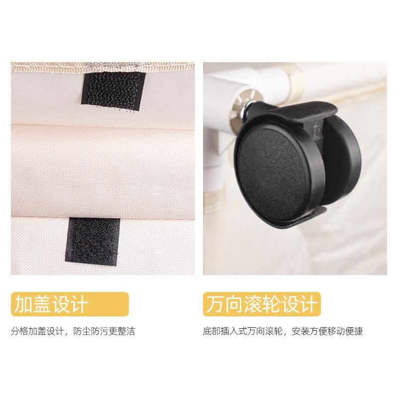 创意大号分格脏衣收纳篮折叠洗衣篮现代简约防潮牛津布脏衣娄