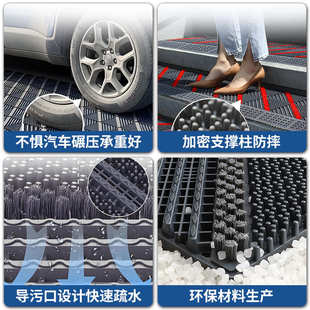 批发三合一地垫室外商场酒店大门口进门塑料拼接防滑除尘门垫脚