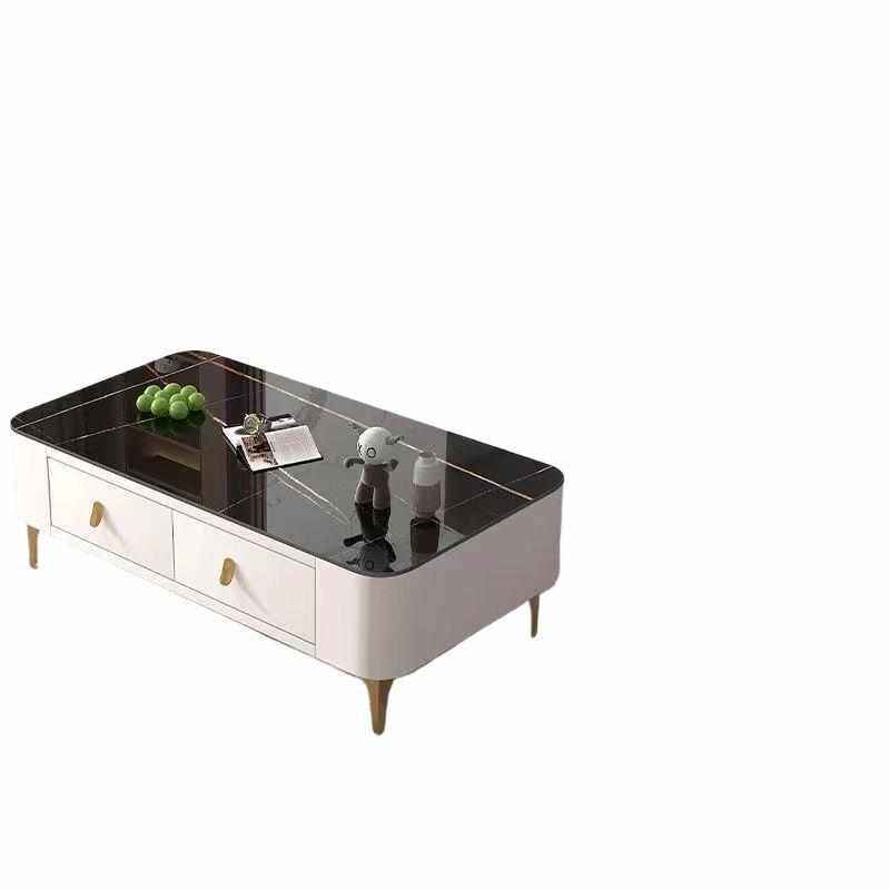 茶几家用客厅组合茶几电视柜免安装整装茶几带抽屉小户型软包茶几