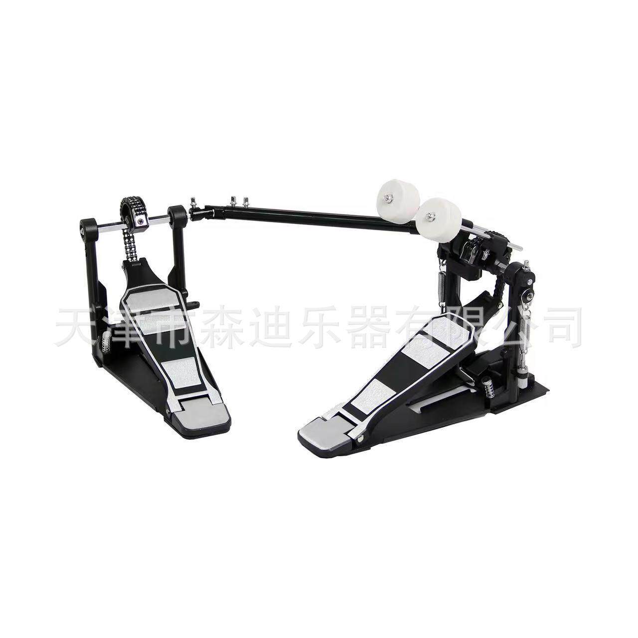 通用架子鼓双踩跨境乐器电子鼓配件脚踏双链爵士鼓
