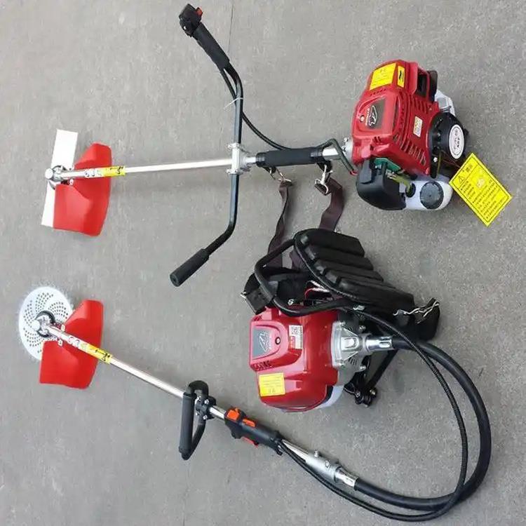 四冲程侧挂背负式割草机 小型家用打草机 农用多功能旋耕除草机