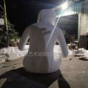 创意玻璃钢读书郎摆件简约北欧软装树脂儿童房工艺家居软装艺术品