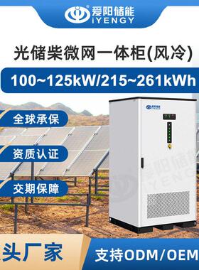 光储柴一体柜241kWh+125kW-风冷微网系统解决方案