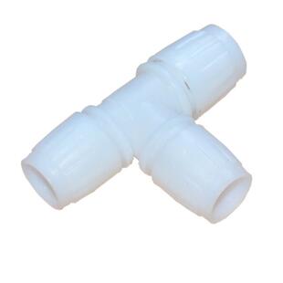 落地晾衣架 铁管不锈钢管的连接头三通单杆双杆T型挂衣架塑料配件