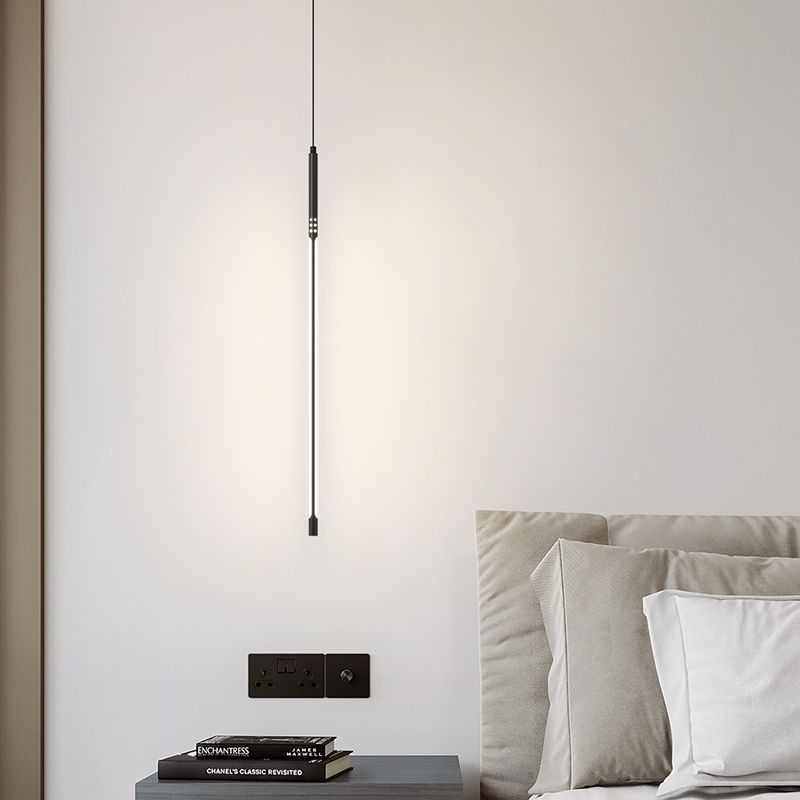 卧室床头灯现代极简创意个性长条吊灯简约玄关可升降智能吊线灯,家装灯饰光源,客厅吊灯,淘宝优惠券,粉丝福利购,淘宝优惠卷
