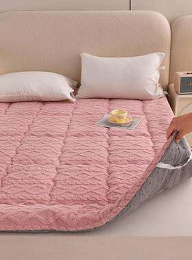 塔夫绒秋冬保暖软床垫软垫子褥子垫被床垫子1米8×2米床垫1米5x2